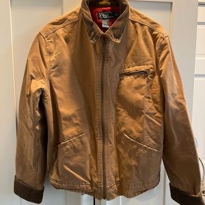 Polo by Ralph Lauren Camel Men’s M Cropped Jacket with Corduroy Collar